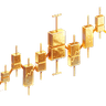gold candle