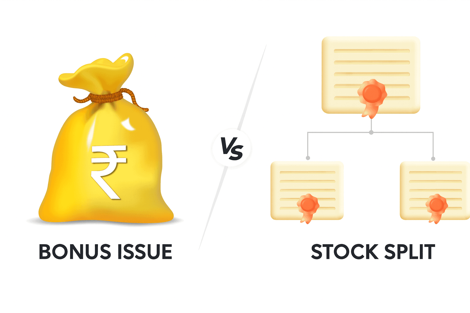 Bonus Issue vs Stock Split: Key differences explained