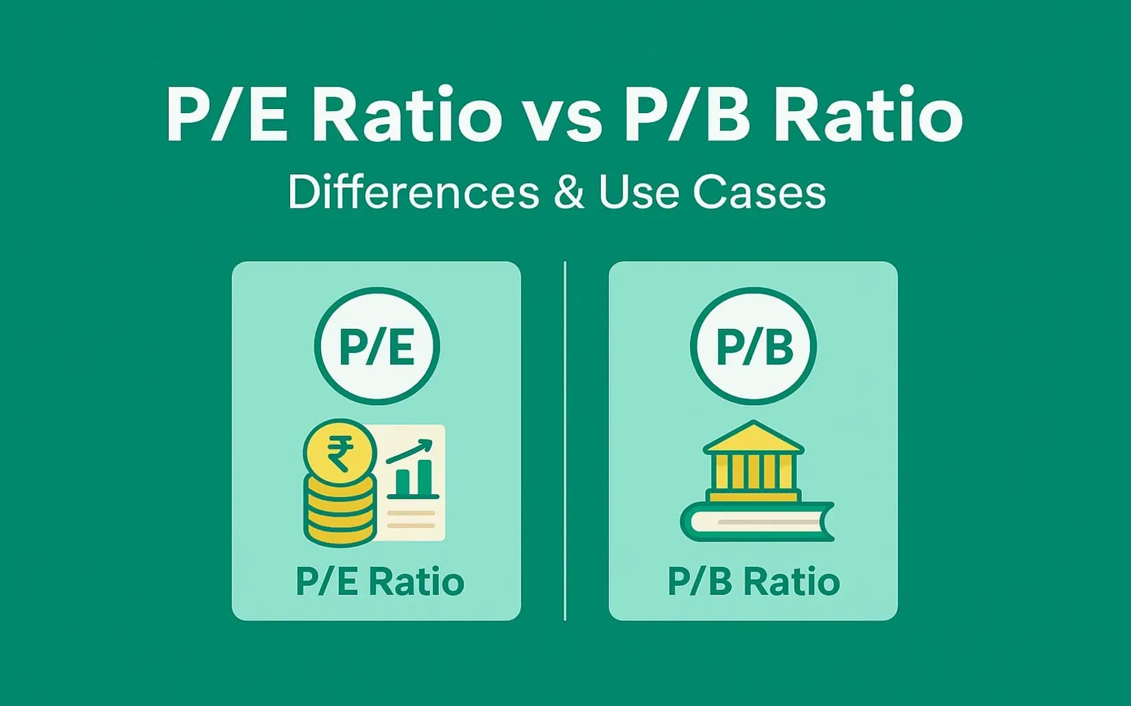 P/E ratio Vs P/B ratio