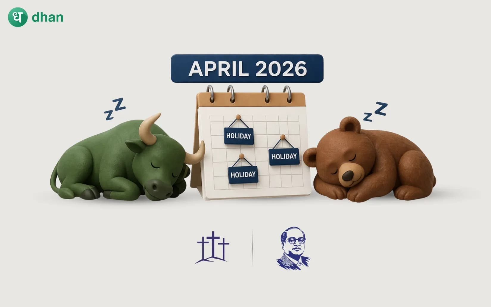 List of Stock Market Holidays in Apr '26