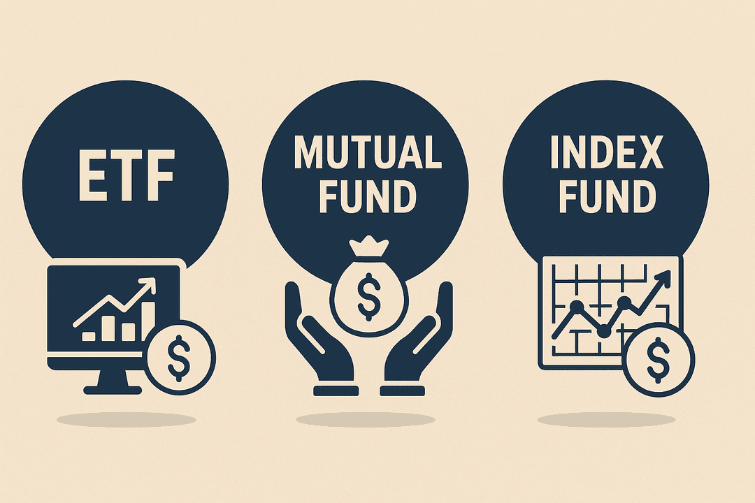 ETF vs mutual fund vs index fund: Complete comparison