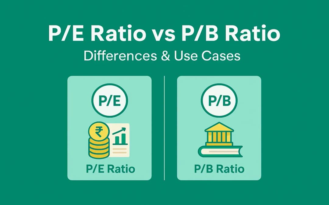 P/E ratio Vs P/B ratio
