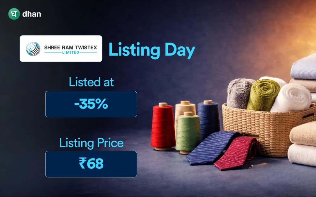 Shree Ram Twistex Listing: Shares List at 35% Discount