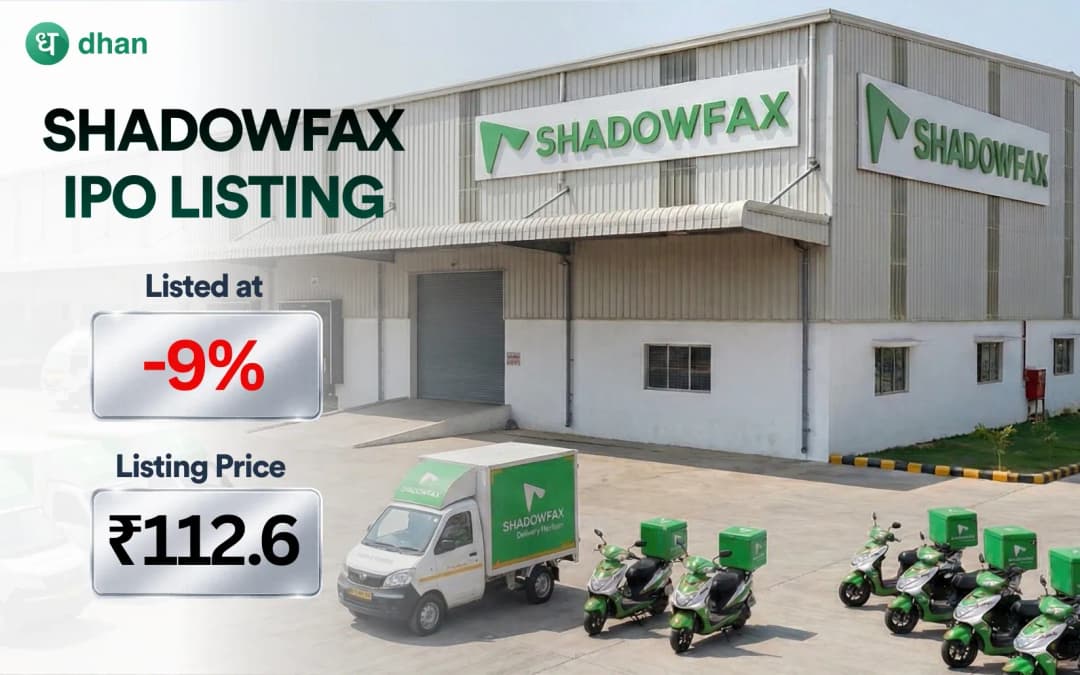 Shadowfax Technologies IPO listing - Opens at ~10% discount