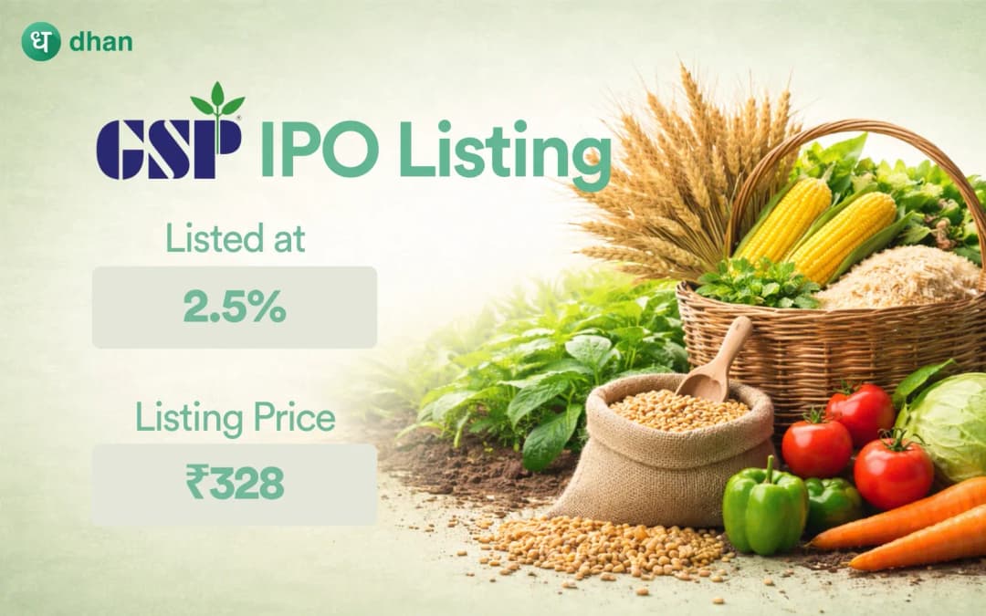 GSP Crop Science IPO Listing: Shares list at a premium of 4% on BSE and at 2.5% at NSE