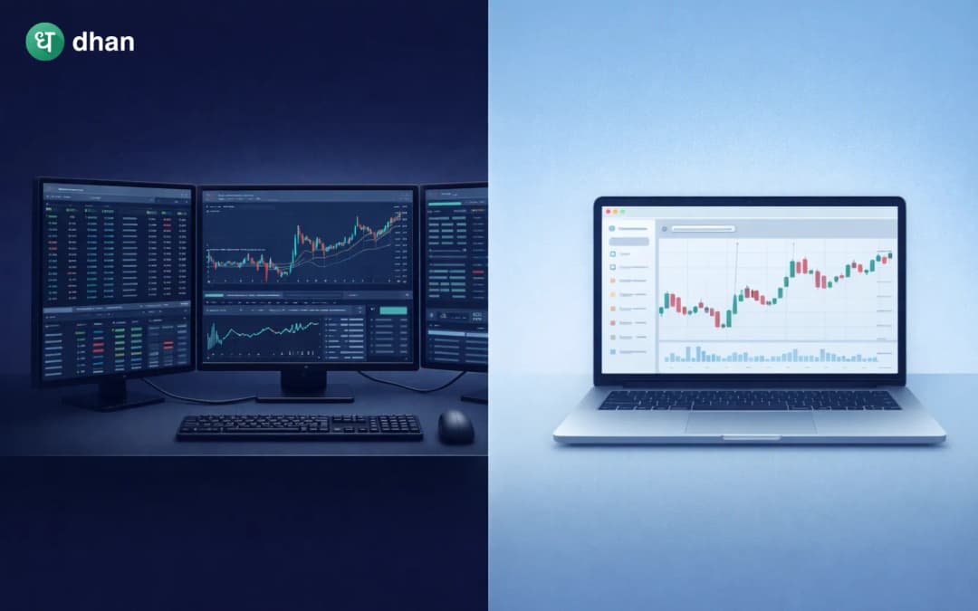 How different are trading terminals and web trading platforms?