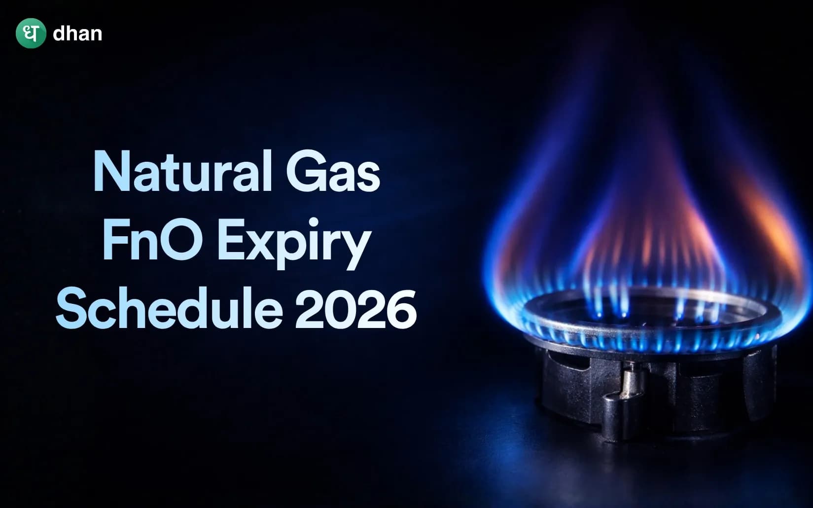 Natural Gas FnO expiry schedule - 2026