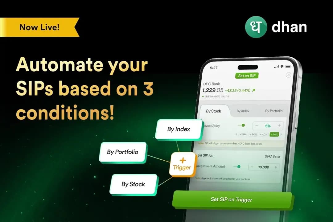 Automate your Investments using Conditional SIP on Dhan