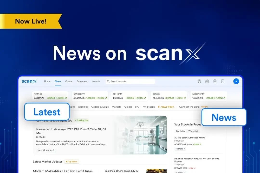 Introducing Real Time News on ScanX Platform
