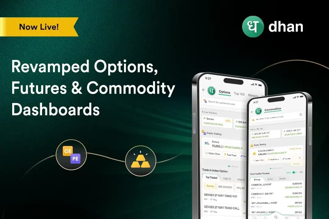Launching Revamped Dashboards for Options, Futures & Commodity