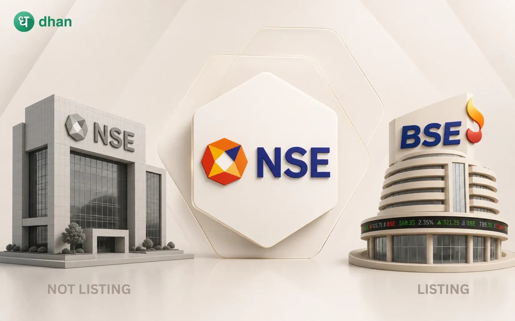 Why is NSE IPO listing on BSE and not on Itself?