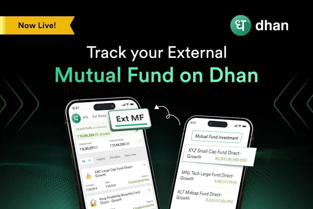 Track your portfolio at 1 place with External Mutual Fund Tracking