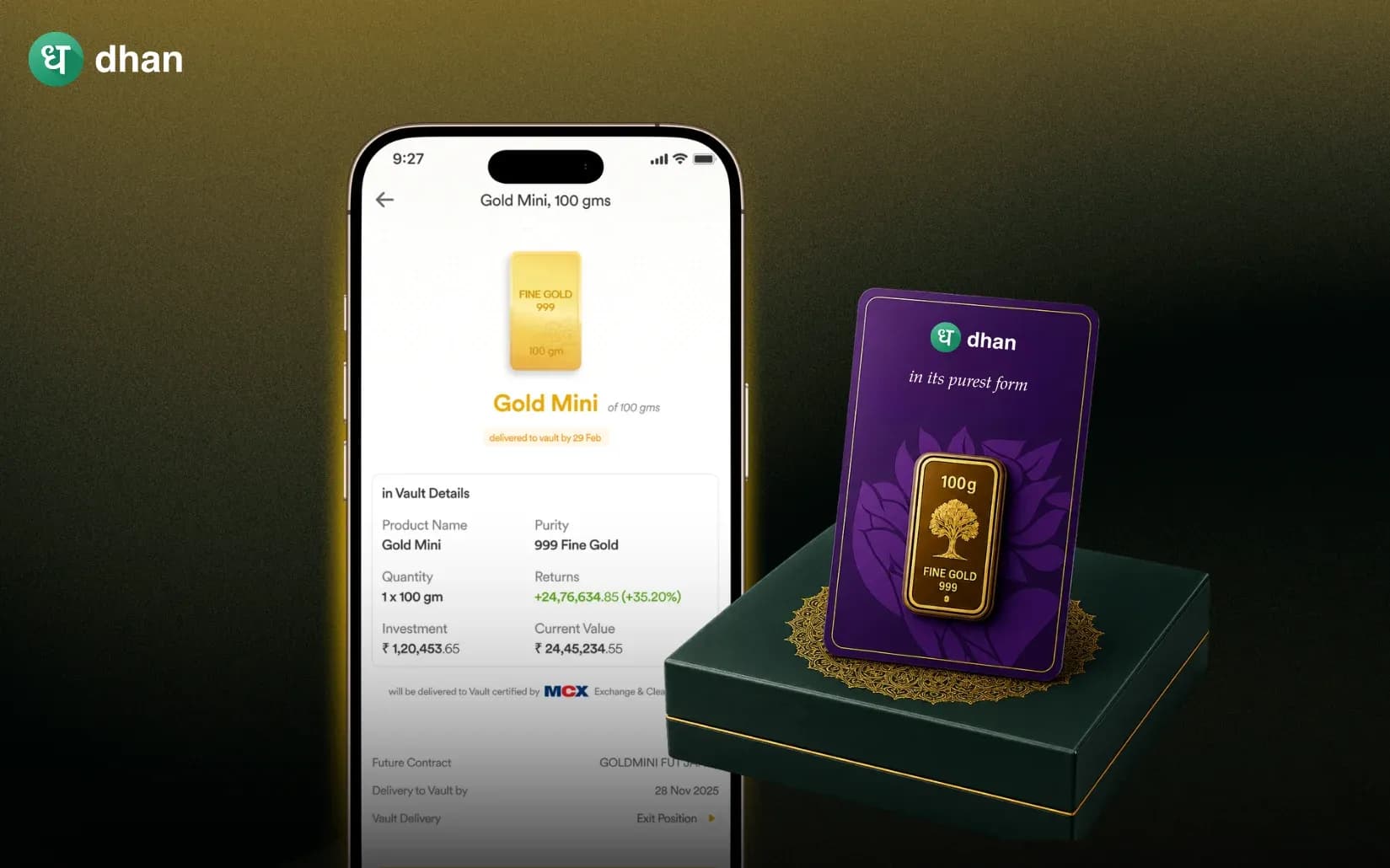 Cheapest way to Invest in Gold: Gold Vault by Dhan