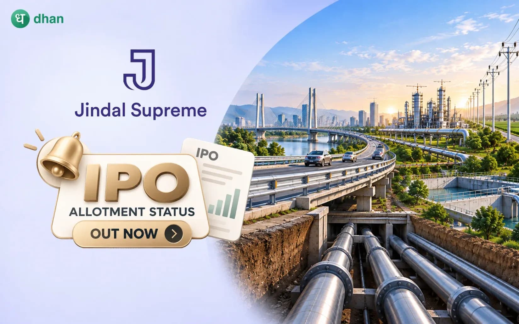Jindal Supreme IPO - Check allotment status on NSE, BSE & Bigshare Services
