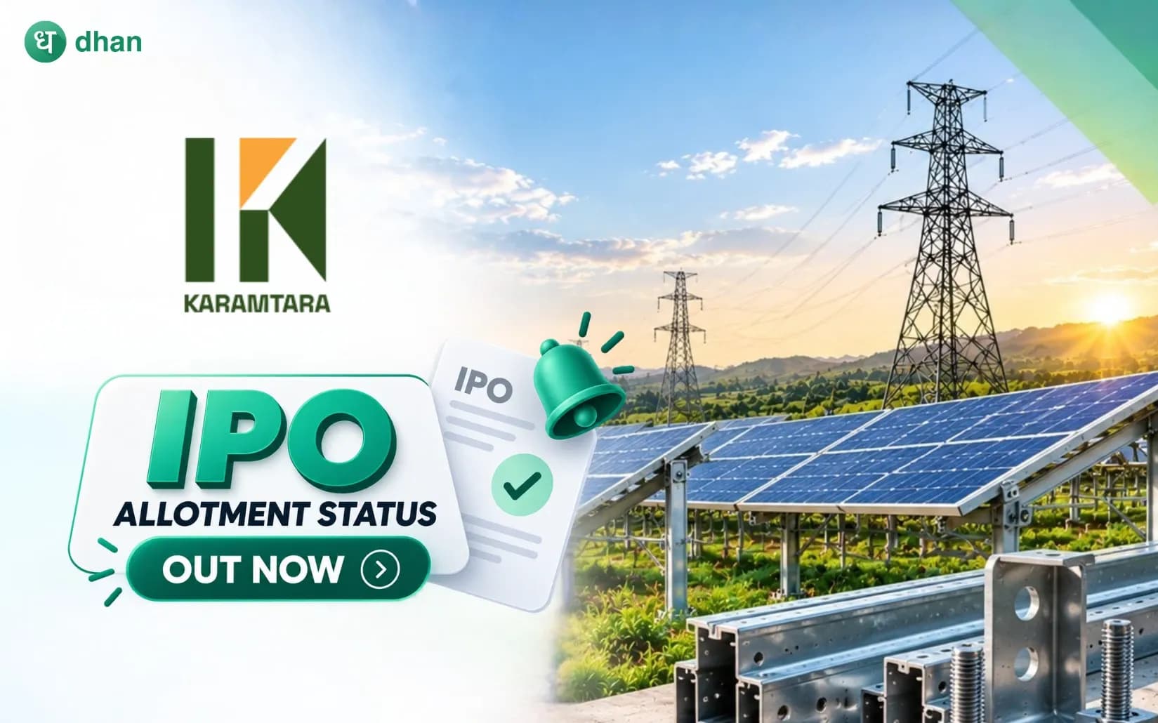 Karamtara Engineering IPO - Check allotment status on NSE, BSE
