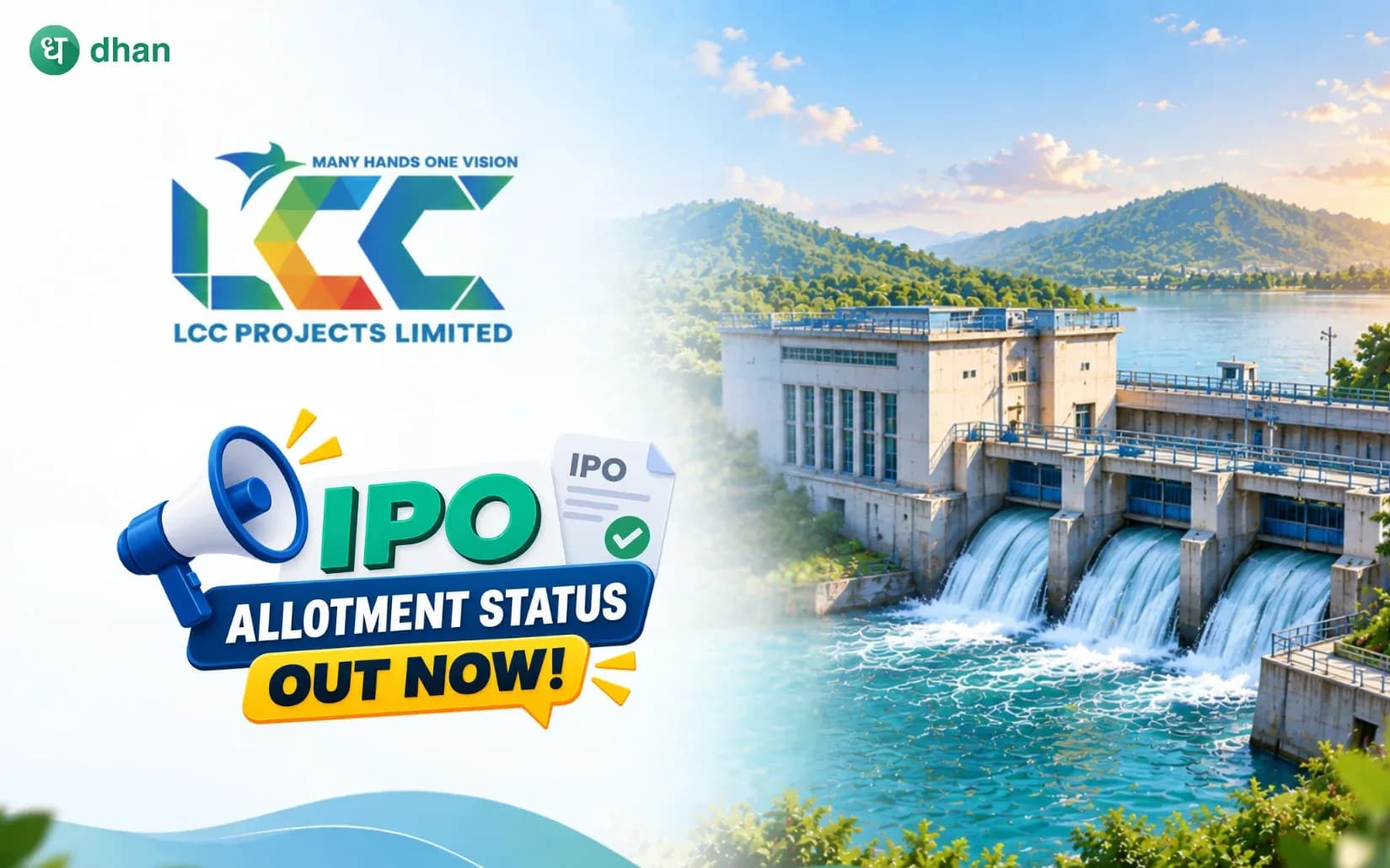 LCC Projects IPO - Check allotment status on NSE, BSE
