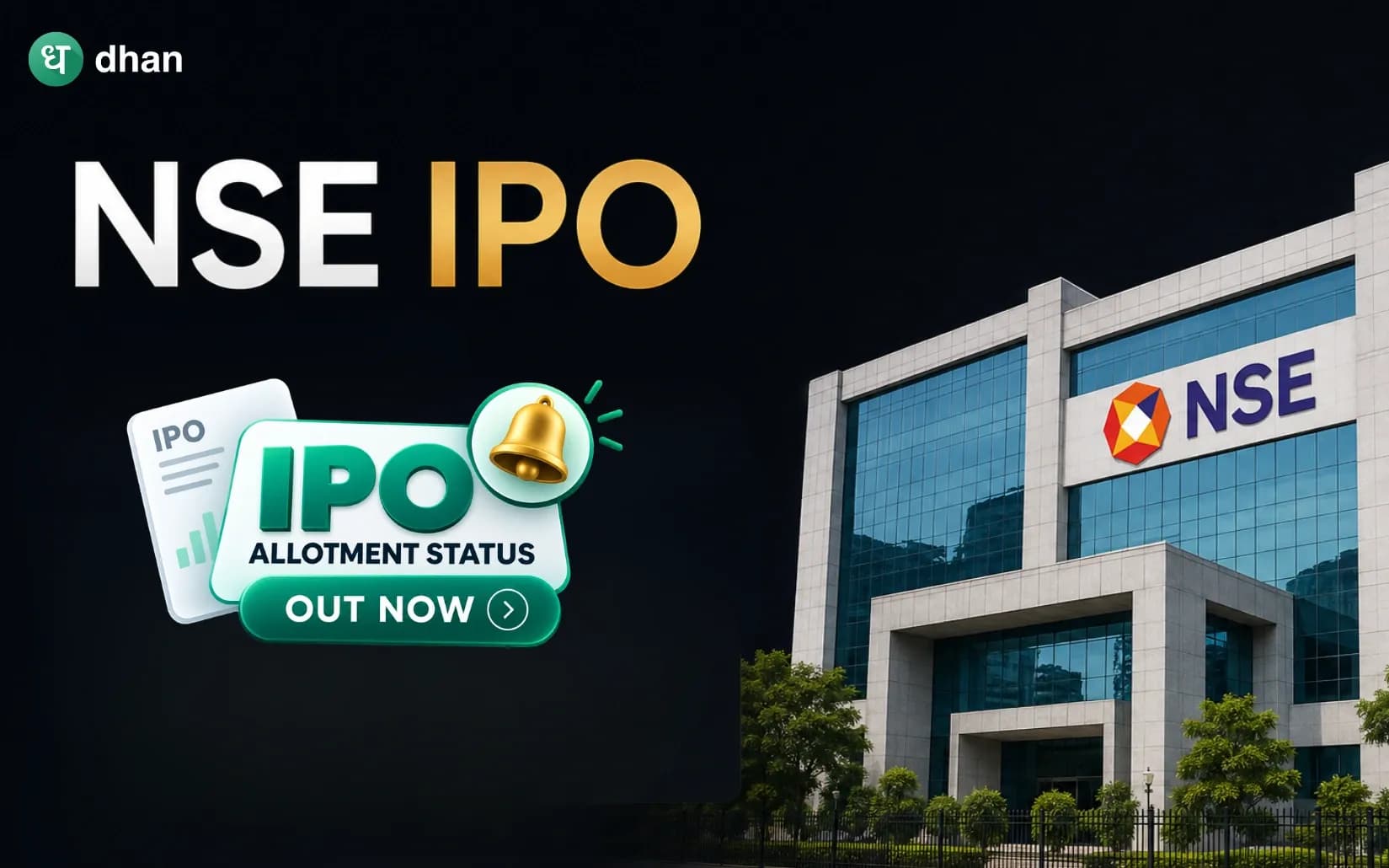 NSE IPO - Check allotment status on NSE, BSE & MUFG Intime