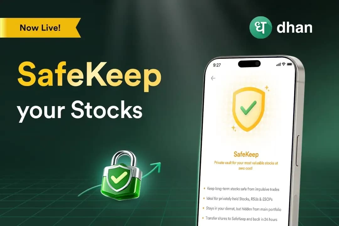 Protect Your Long-Term Stocks with Safekeep on Dhan