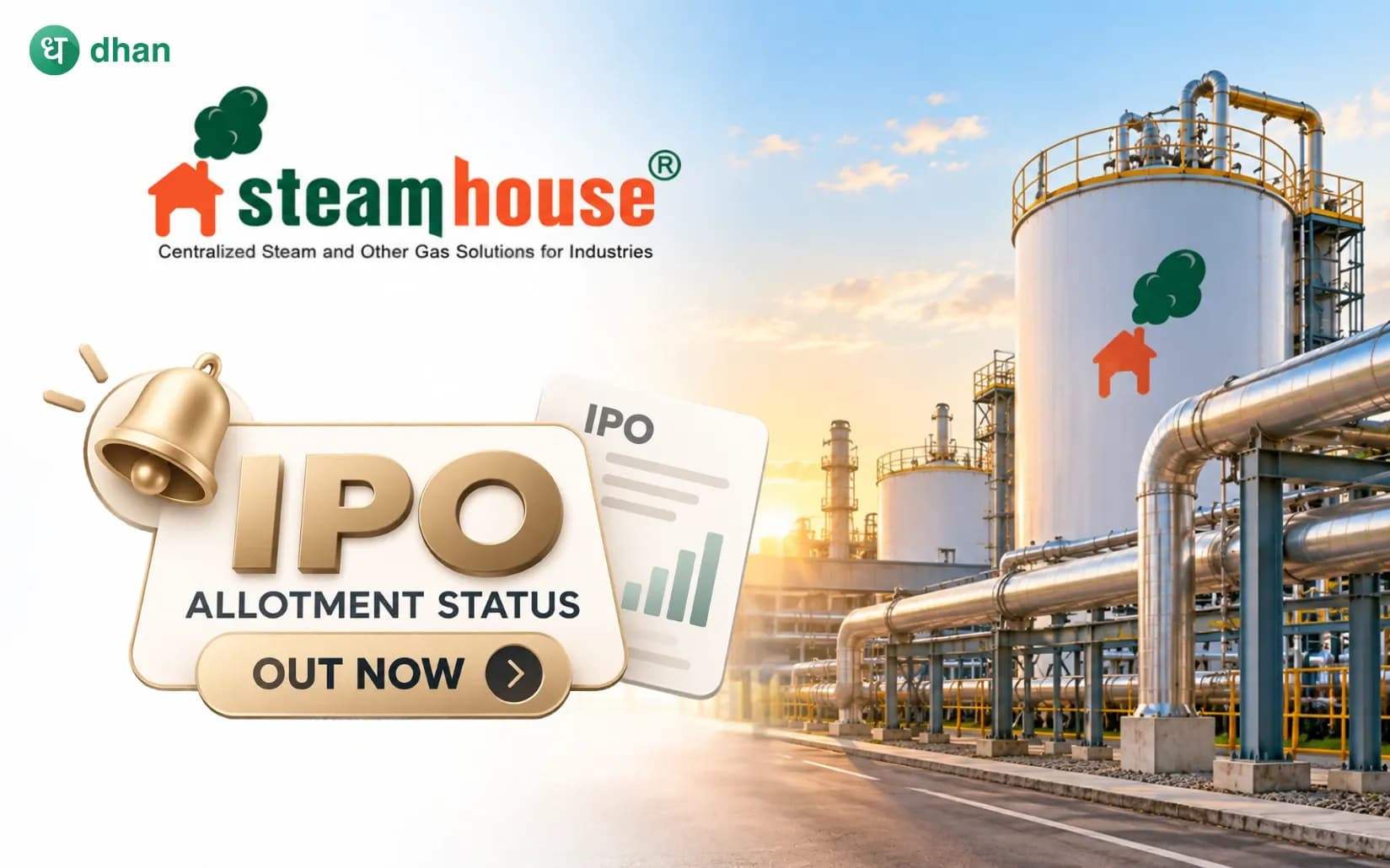 Steamhouse India IPO - Check allotment status on NSE, BSE