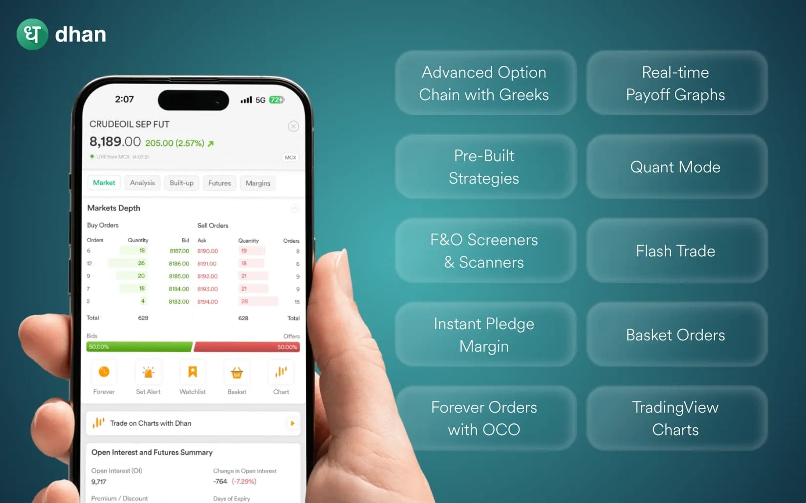 Why Option traders prefer Dhan: 10 features built specifically for F&O