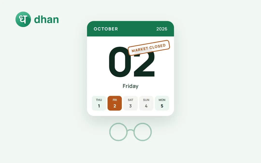 Is the stock market closed on Gandhi Jayanti? (2nd Oct 2026)